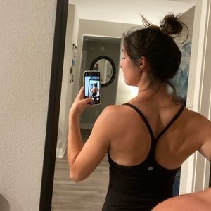 Lululemon tank top. Built in yoga bra top!!